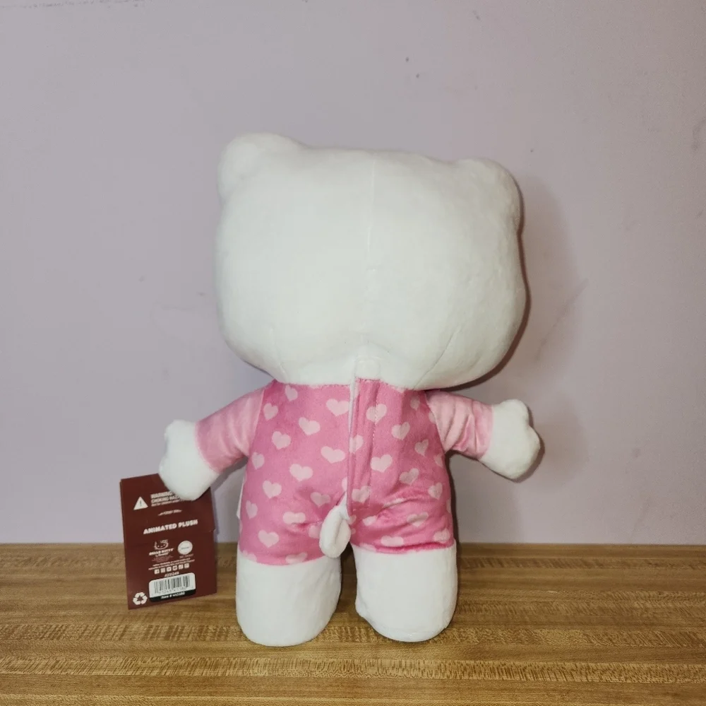HELLO KITTY 14” Happy Shuffle, Pink Hearts Plush